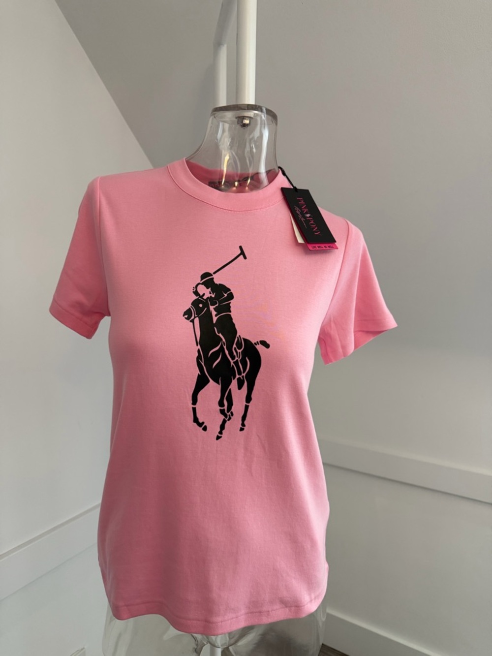 Polo by Ralph Lauren Pink Pony Crewneck Tee with Tag